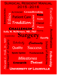General Surgery Resident Manual