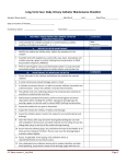 Long-Term Care: Daily Urinary Catheter Maintenance Checklist