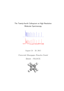 The Twenty-fourth Colloquium on High Resolution Molecular