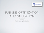 Optimization of Non