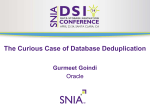 The Curious Case of Database Deduplication