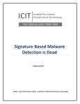 Signature Based Malware Detection is Dead