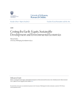 Equity, Sustainable Development and Environmental Economics