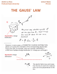 the gauss` law - Portland State University