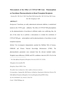 Meta-analysis of the Effect of CYP3A4*18B Gene Polymorphism on