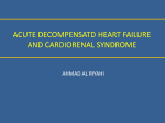 acute decompensatd heart failure and cardiorenal syndrome
