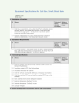 Equipment Specifications for Cold Box, Small, Blood Bank