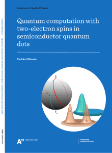 Quantum computation with two-electron spins in