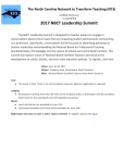 2017 NBCT Leadership Summit