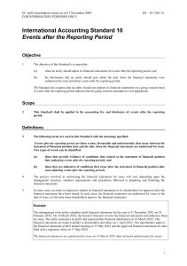 International Accounting Standard 10