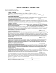 DENTAL TREATMENT CONSENT FORM