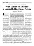 Patient Education - Clinical Journal of Oncology Nursing