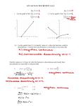 AP CALCULUS TEST REVIEW 1.4-1.5 1. Use the graph to find lim f(x)