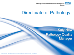 Directorate of Pathology - The Royal Wolverhampton NHS Trust