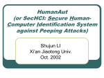 HumanAut (or SecHCI: Secure Human