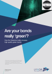 Are your bonds really `green`?