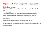 Acid-Base Principles to Organic Acids