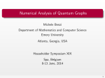 Numerical Analysis of Quantum Graphs