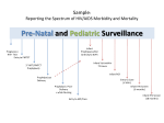 Sample: Reporting the Spectrum of HIV/AIDS Morbidity and Mortality