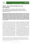 Global conservation priorities for crop wild relatives