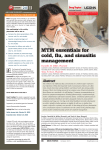 MtM essentials for cold, flu, and sinusitis management