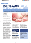 moisture lesions: the effect of urine and faeces on the