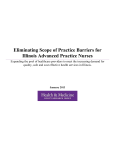 Eliminating Scope of Practice Barriers for Illinois Advanced Practice