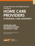 personal care assistants - National Multiple Sclerosis Society