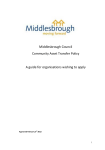 Middlesbrough Council Community Asset Transfer Policy A guide for
