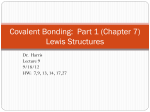 Covalent Bonding