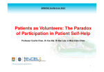 Patients as Volunteers: The Paradox of Participation in Patient Self