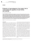 Proteomics of spermatogenesis: from protein lists to understanding