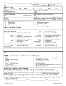 Preventive Care Forms