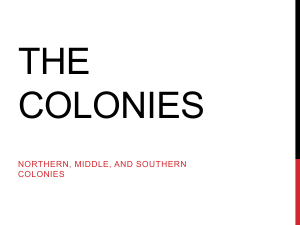 The Colonies