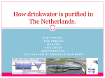 How drinkwater is purified in The Netherlands?