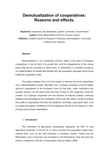 Caracterización y análisis del impacto y los resultados de las