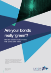 Are your bonds really `green`?