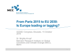From Paris 2015 to EU 2030: Is Europe leading or lagging?
