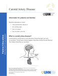 Carotid Artery Disease - the University Health Network