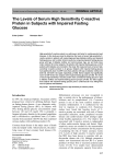 The Levels of Serum High Sensitivity C