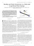 Bending and Strain Sensitivities in a Helicoidal Long