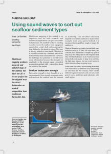 Using sound waves to sort out seafloor sediment types