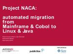 Project NACA: automated migration from Mainframe