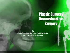 Plastic Surgery Reconstructive Surgery