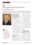 Why listed infrastructure is at the core