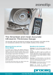 Ultrasonic, TOFD and phased array flaw detectors and thickness