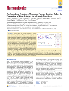 Conformational Evolution of Elongated Polymer Solutions Tailors
