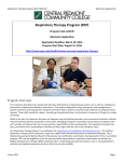 Respiratory Therapy Program (RCP)