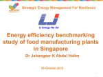 Energy efficiency benchmarking study of food manufacturing plants
