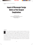 Impact of Microscopic Foreign Debris on Post